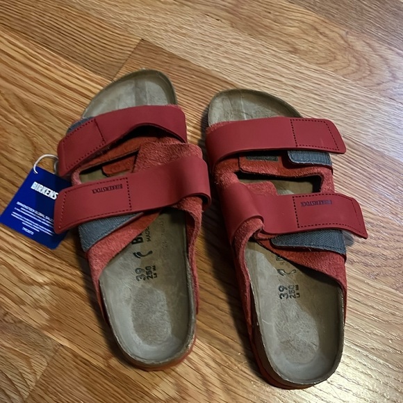 Birkenstock Uji Nubuck Suede Leather Sandals Size 8 NWT - Picture 6 of 16